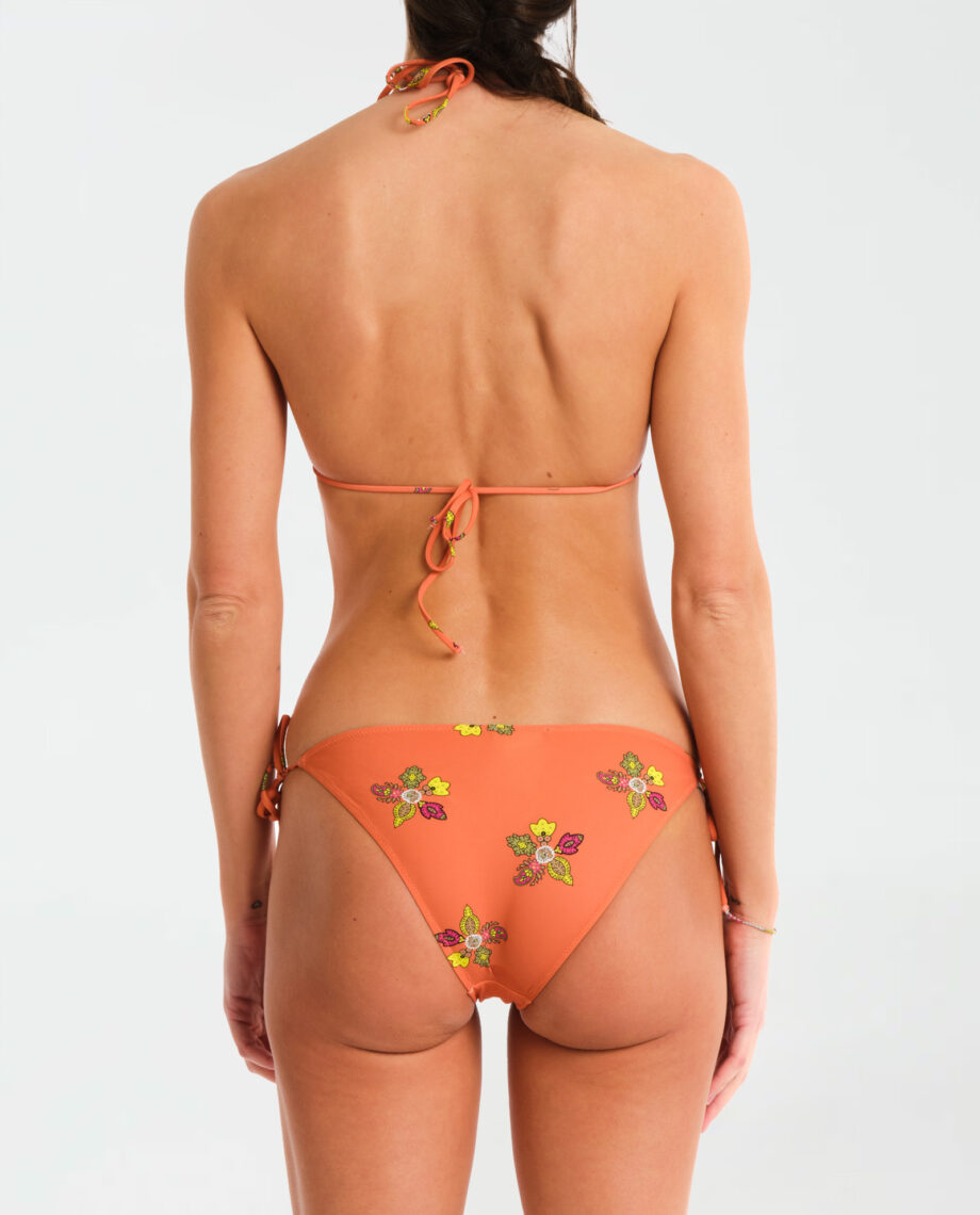 Bikini triangolo Sensitive Fiorellino arancio