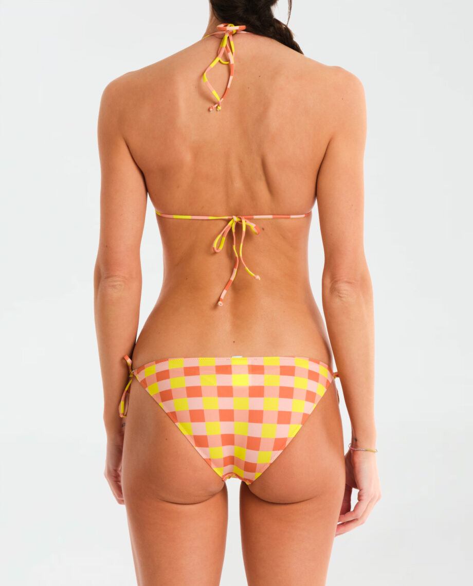 Bikini triangolo Sensitive vichy cipra giallo