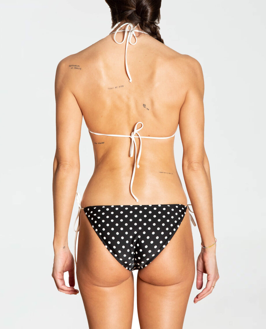 Bikini triangolo pois